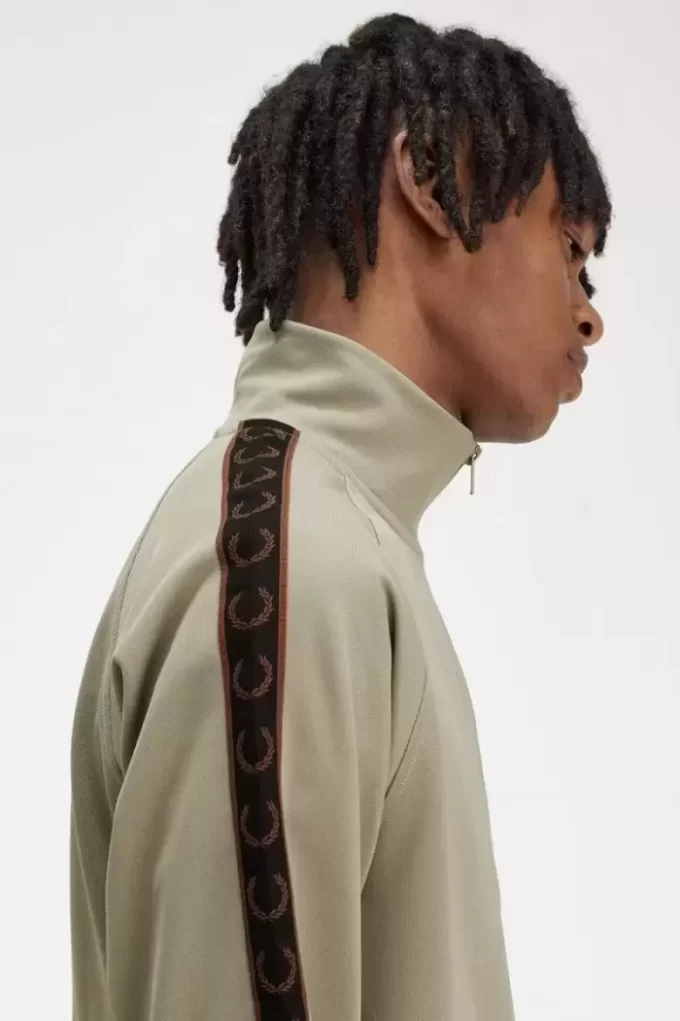 Vestes de survêtement pour hommes à bande contrastée