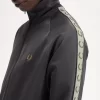 Vestes de survêtement pour hommes à bande contrastée
