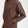 Vestes de survêtement pour hommes à bande contrastée