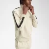 Vestes de survêtement pour hommes à bande contrastée