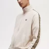 Vestes de survêtement pour hommes à bande contrastée