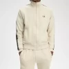 Vestes de survêtement pour hommes à bande contrastée
