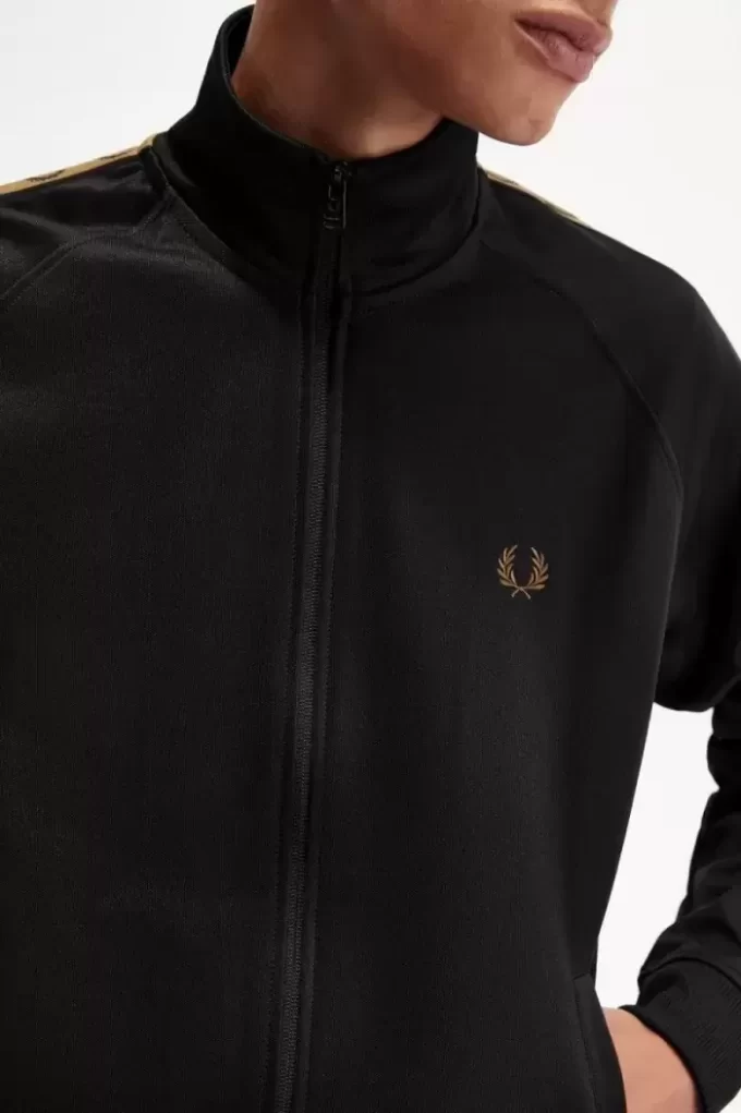 Vestes de survêtement pour hommes à bande contrastée