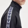 Vestes de survêtement pour hommes à bande contrastée