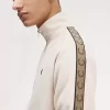 Vestes de survêtement pour hommes à bande contrastée