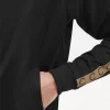 Vestes de survêtement pour hommes à bande contrastée