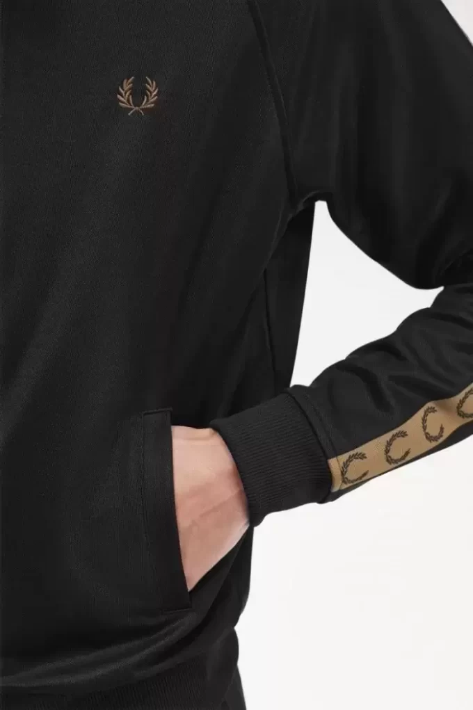 Vestes de survêtement pour hommes à bande contrastée