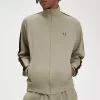Vestes de survêtement pour hommes à bande contrastée