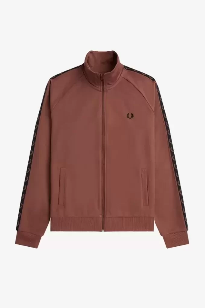 Vestes de survêtement pour hommes à bande contrastée