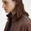 Vestes de survêtement pour hommes à bande contrastée