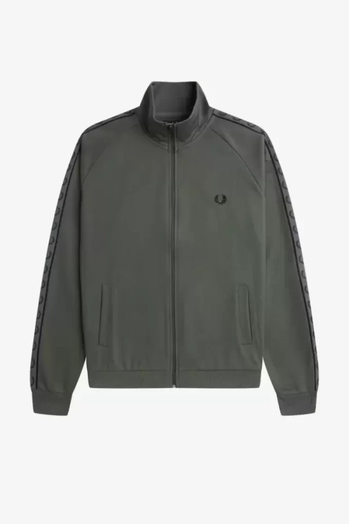 Vestes de survêtement pour hommes à bande contrastée