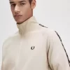 Vestes de survêtement pour hommes à bande contrastée