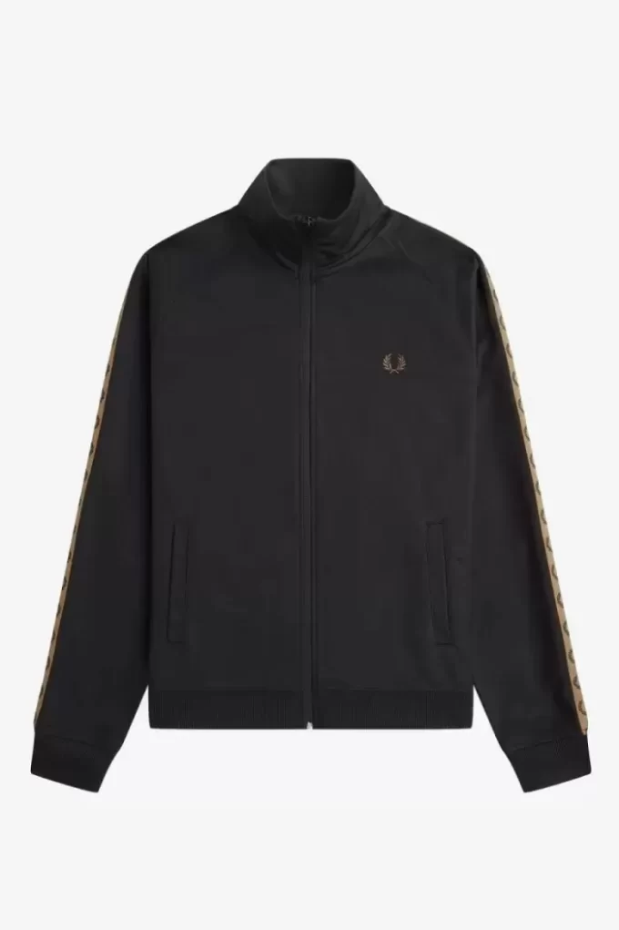 Vestes de survêtement pour hommes à bande contrastée