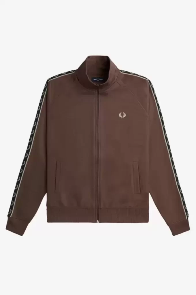 Vestes de survêtement pour hommes à bande contrastée