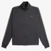Vestes de survêtement pour hommes à bande contrastée