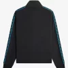 Vestes de survêtement pour hommes à bande contrastée