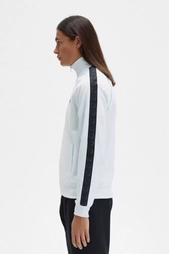 Vestes de survêtement pour hommes à bandes ton sur ton