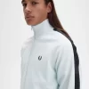Vestes de survêtement pour hommes à bandes ton sur ton