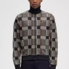 Vestes de survêtement pour hommes à motif tartan Glitch
