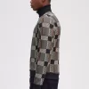 Vestes de survêtement pour hommes à motif tartan Glitch