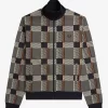 Vestes de survêtement pour hommes à motif tartan Glitch