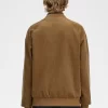 Vestes de tennis aviateur en velours côtelé gaufré pour homme