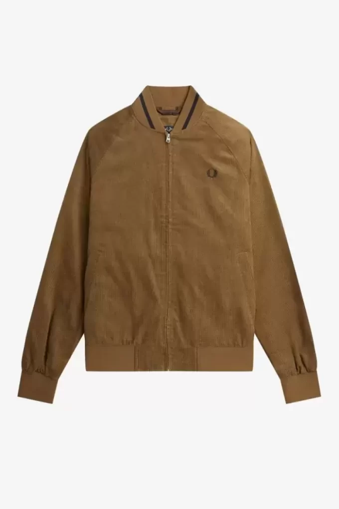 Vestes de tennis aviateur en velours côtelé gaufré pour homme