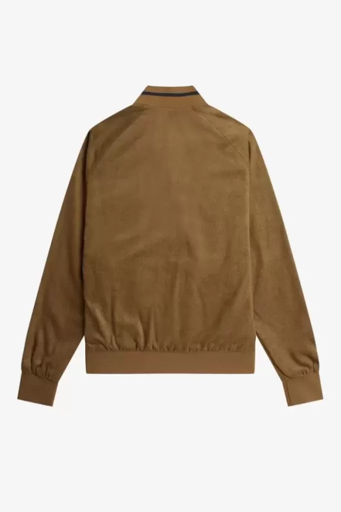 Vestes de tennis aviateur en velours côtelé gaufré pour homme