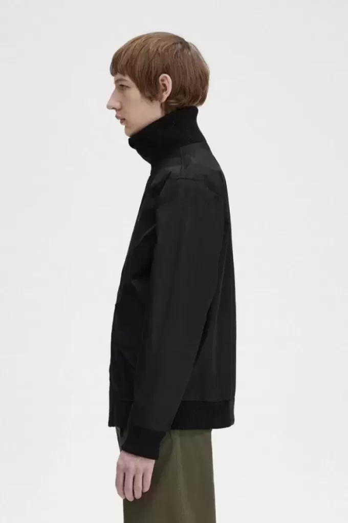 Vestes de tennis bomber en tricot côtelé pour homme