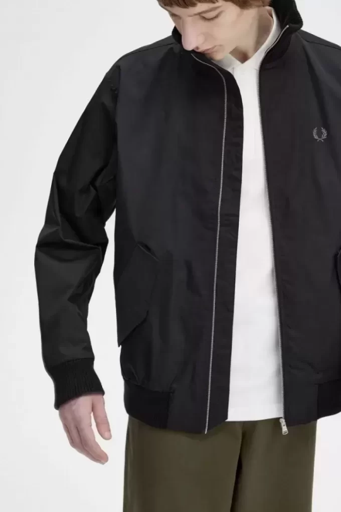 Vestes de tennis bomber en tricot côtelé pour homme