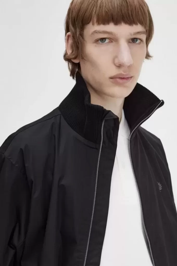 Vestes de tennis bomber en tricot côtelé pour homme