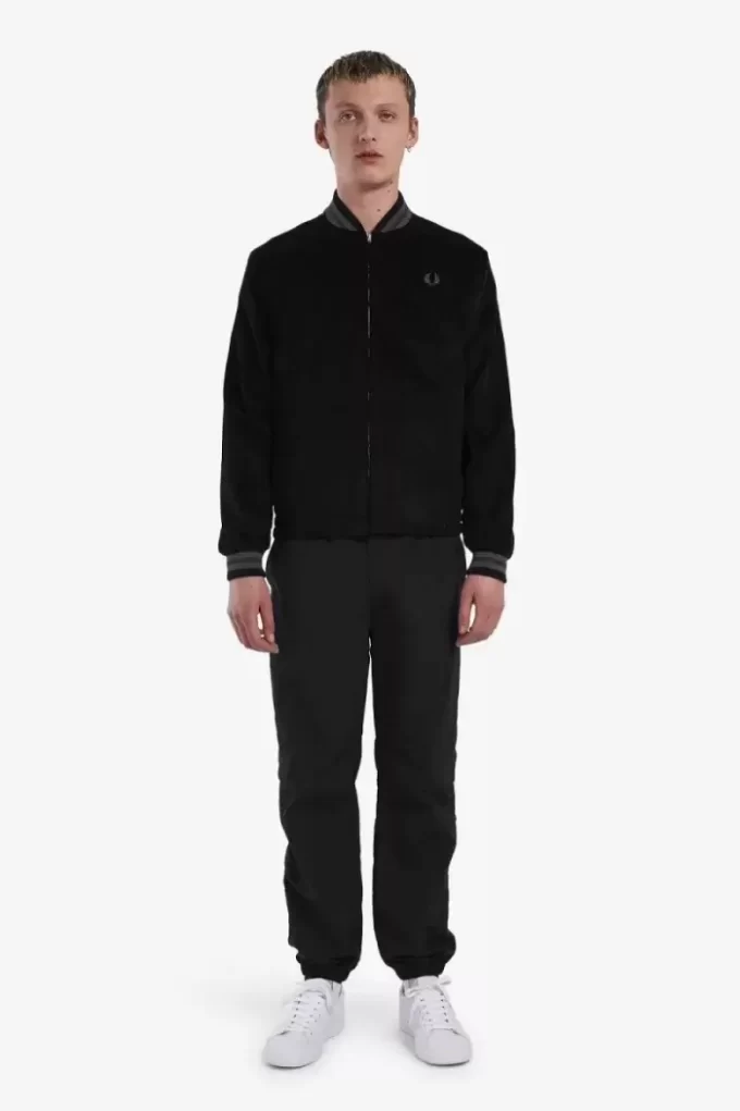 Vestes de tennis bomber en velours côtelé pour homme