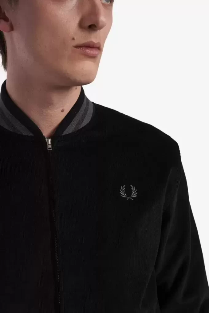 Vestes de tennis bomber en velours côtelé pour homme