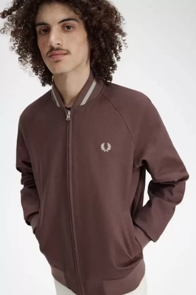 Vestes de tennis bomber en velours côtelé pour hommes