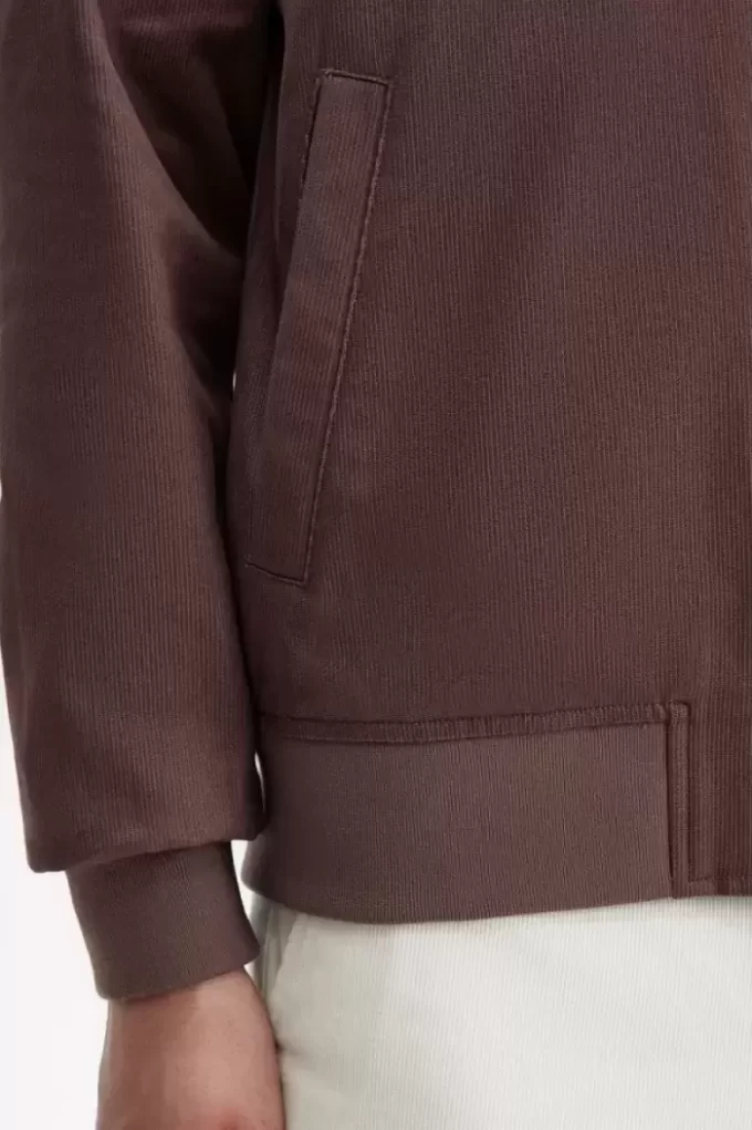 Vestes de tennis bomber en velours côtelé pour hommes
