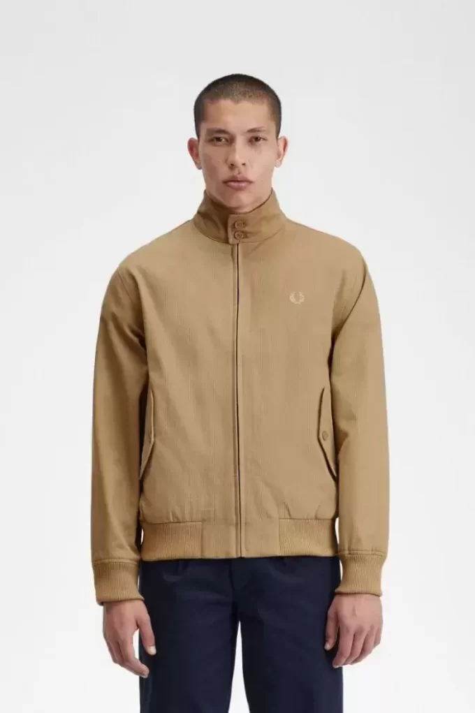 Vestes Harrington en velours côtelé pour hommes