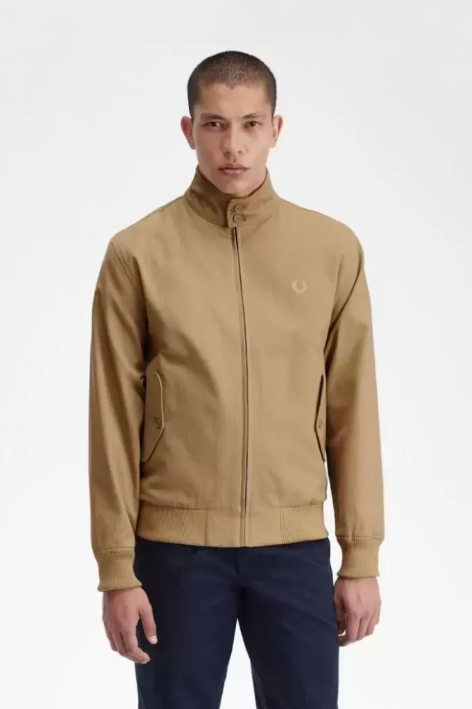 Vestes Harrington en velours côtelé pour hommes