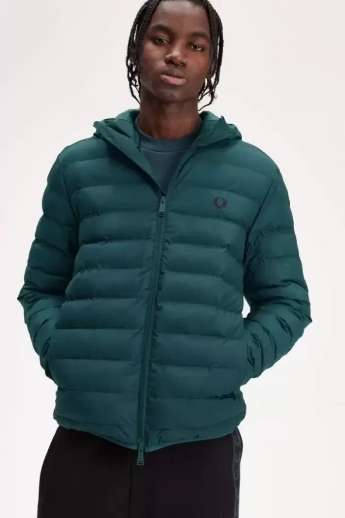 Vestes isolantes à capuche pour hommes