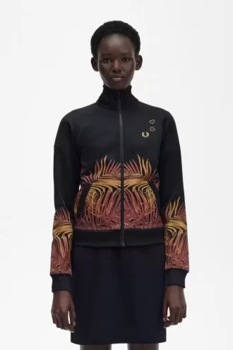 Vestes Palm Print Track pour femmes