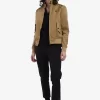 Vestes zippées à doublure imprimée pour femmes