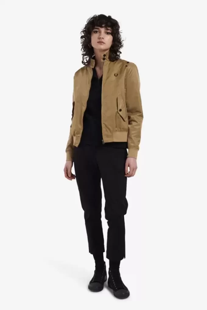 Vestes zippées à doublure imprimée pour femmes