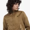 Vestes zippées à doublure imprimée pour femmes