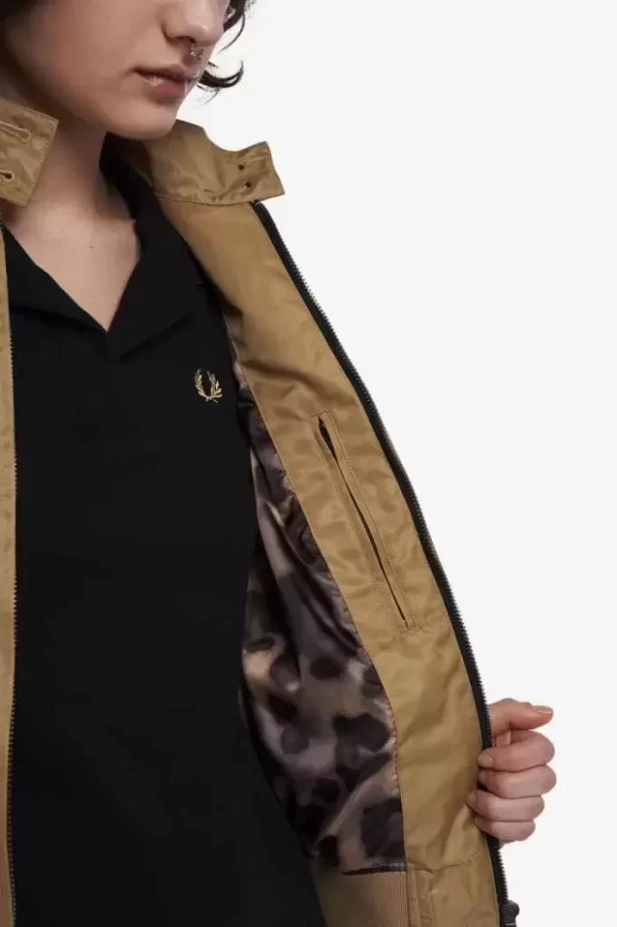 Vestes zippées à doublure imprimée pour femmes