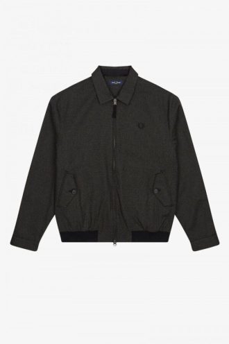 Vestes zippées en mélange de laine