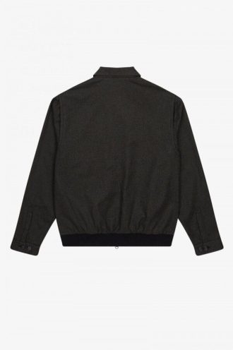 Vestes zippées en mélange de laine