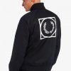 Vestes zippées à imprimé graphique