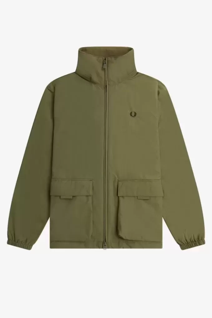 Vestes zippées à poches plaquées pour hommes