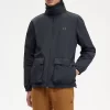 Vestes zippées à poches plaquées pour hommes
