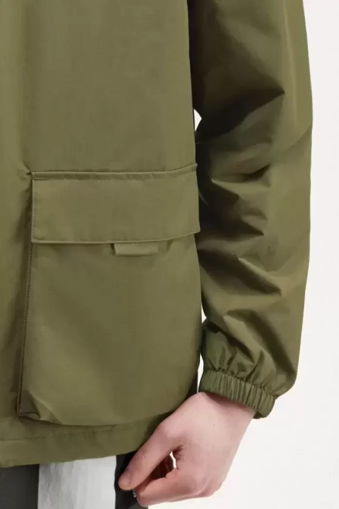 Vestes zippées à poches plaquées pour hommes